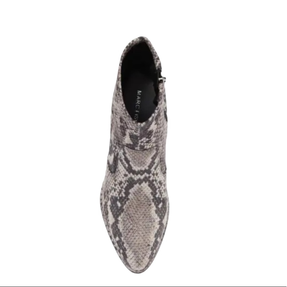 Nwt Marc Fisher Snakeprint Stretch Bootie 6 - image 3